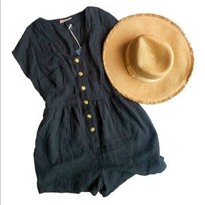NWT blue/grey romper